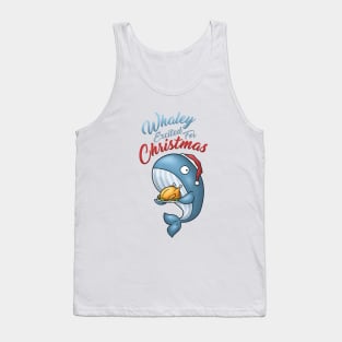 Whaley Excited for Christmas Whale Tank Top